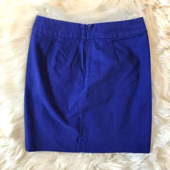 Gap Cobalt Blue Flocked Mini Skirt 0 - Picture 2 of 3